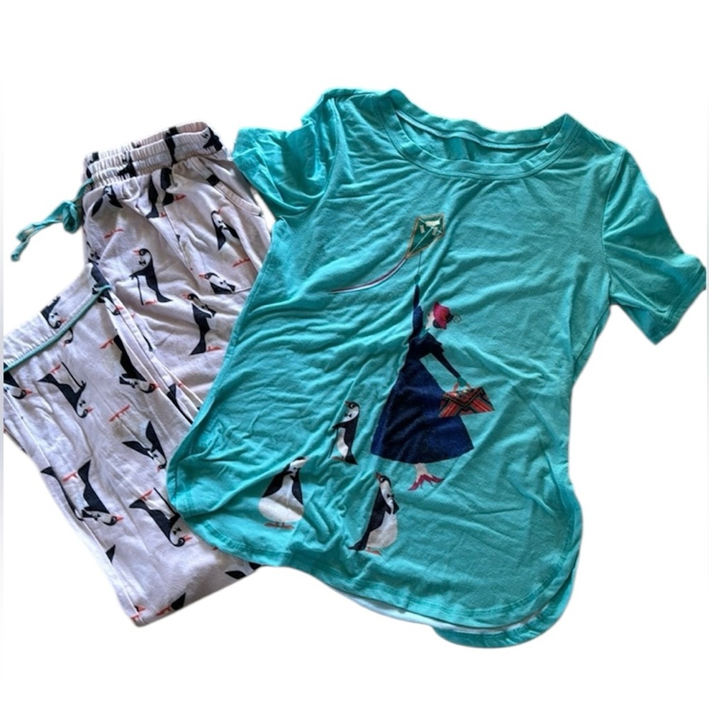 Disney Mary Poppins Penguin pajama set small S